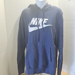 Nike Men's Dark Blue Hoodie